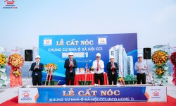 LỄ CẤT NÓC DỰ ÁN NOXH ECO HOME 1