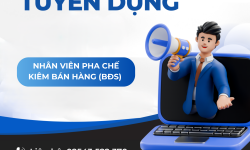 TUYỂN DỤNG: NHÂN VIÊN PHA CHẾ KIÊM BÁN HÀNG (BĐS) – ĐI LÀM NGAY